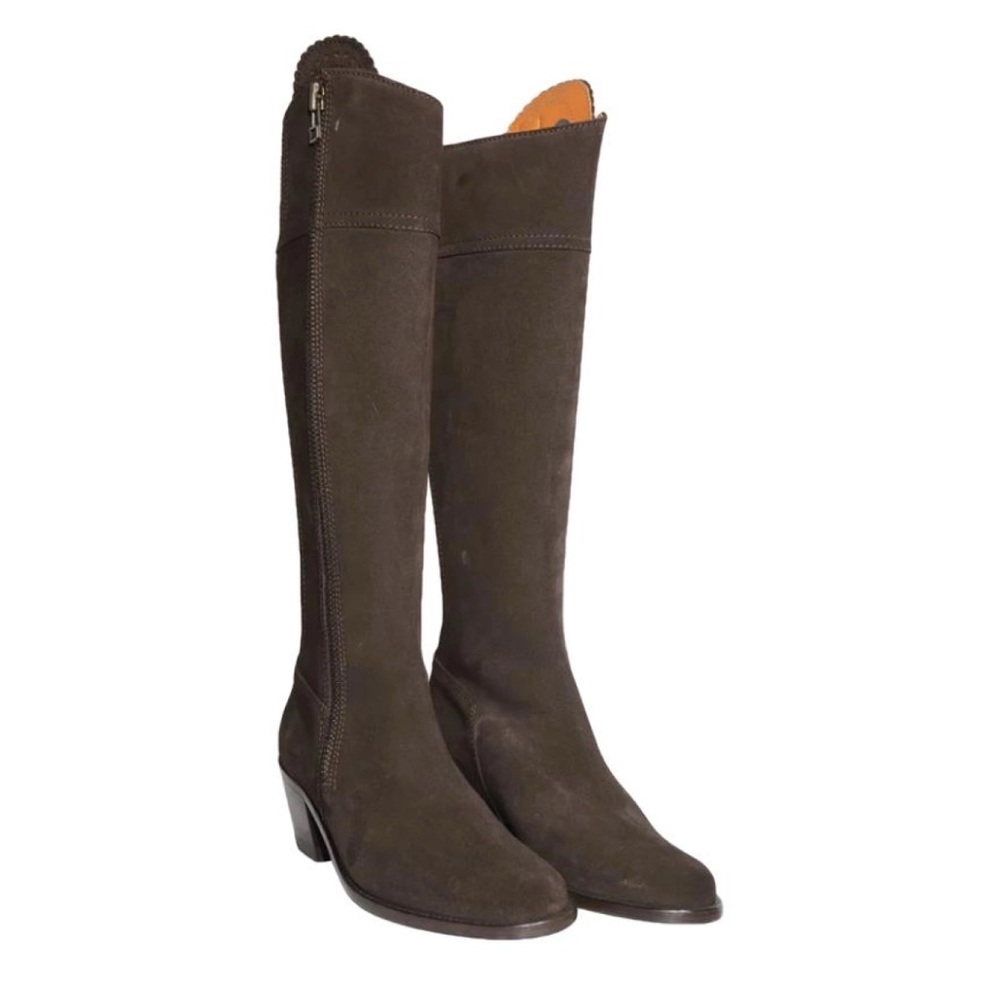 Regina Chocolate Suede EUC